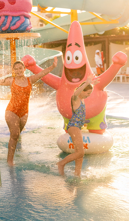 Actividades recreativas en Bikini Bottom Beach  en Aqua Nick Riviera Maya